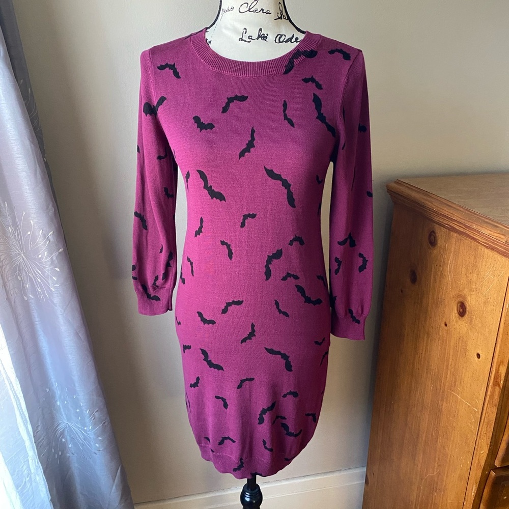 Modcloth Bat Sweater Dress